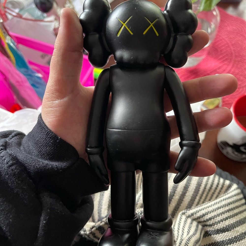 KAWS art figure (black) statue